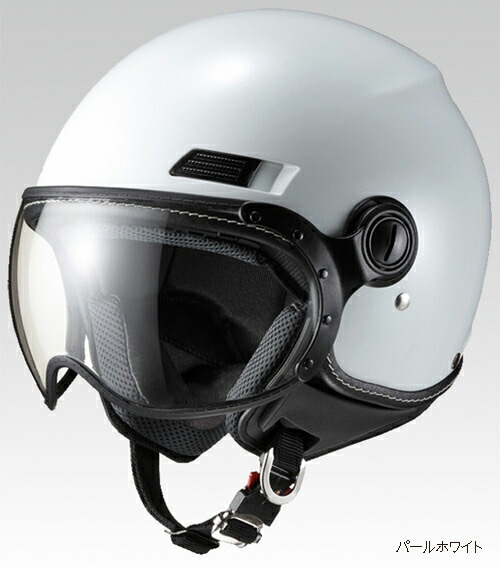 マルシン(Marushin) バイク用 ヘルメット ジェット SAFIT MS-340 パールホワイト Lサイズ (5960cm)