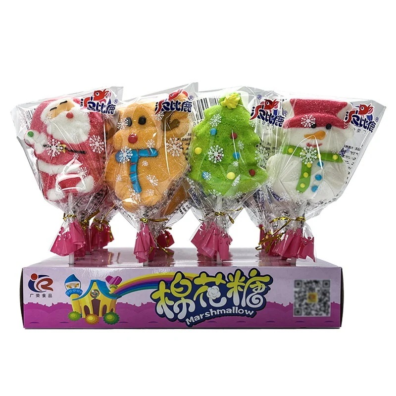 スイーツお菓子和菓子クリスマス綿菓子漫画かわいい老人ソフトキャンディ子供用ロリポップホリデーギフトギフト