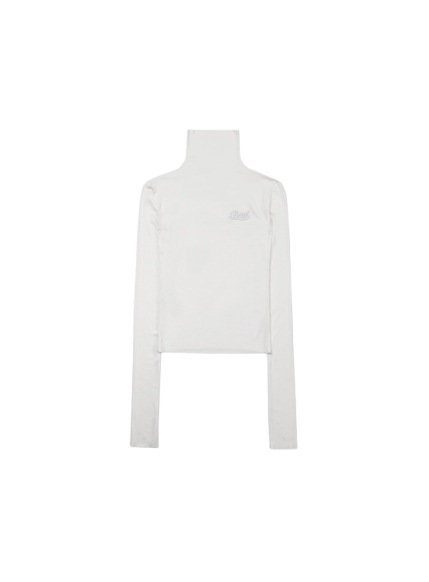 ビヨンド ソフト ライト ロールネック ロングスリーブ - クリーム