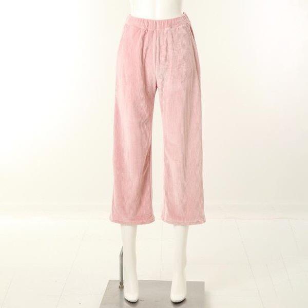 VEP3975W_暖かいベロアコール地女性用イージーウェアパンツ