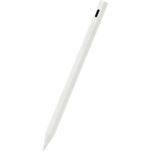 【推奨品】エレコム P-TPACSTAP02WH タッチペン 充電式 スタイラスペン 極細 ペン先 2mm マグネット付 iPad ホワイト 4,963円