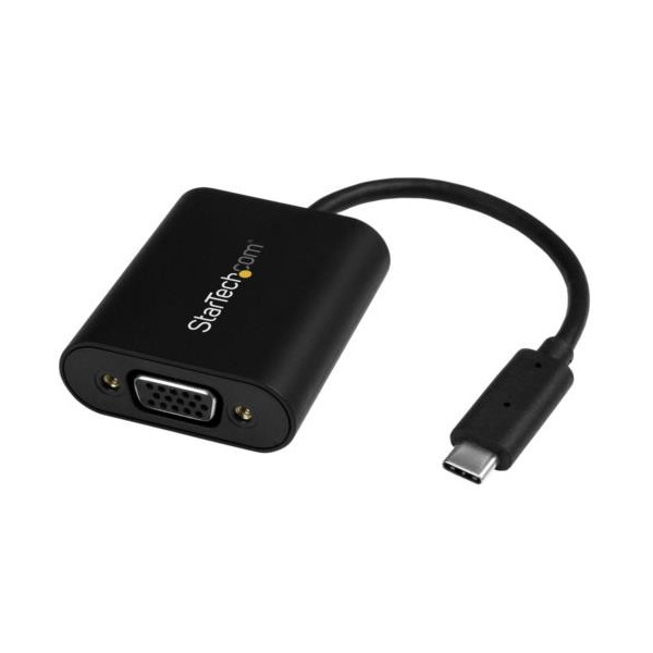 StarTech CDP2VGASA USB-C-VGA変換アダプタ プレゼンテーションモード切替スイッチ