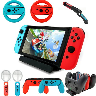 Nintendo Switch 本体 ピンク/グリーン 収納ケース付き ケース付きSwitch NINTENDO SWITCH JOY-CON… Nintendo Switch 本体