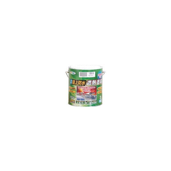 AP 水性屋上防水遮熱塗料 3L ライトグレー