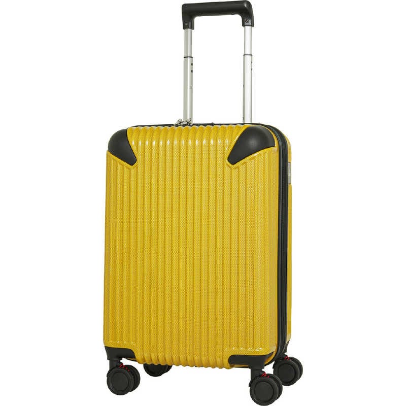 SPALDING　キャリーケース サスペンション イエローカーボン [TSAロック搭載 /約38L /2泊～3泊]　SP083649YEC