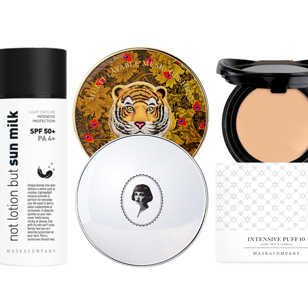 Qoo10] MASKACOMPANY 【公式】 クッションファンデ+日焼け止め