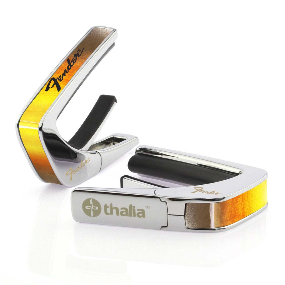 Thalia Capos ギターカポ Fender コラボモデル クローム仕上げ TH-FENCC-08 Sunburst 生産終了モデル・廃盤 アメリカ製【並行輸入】