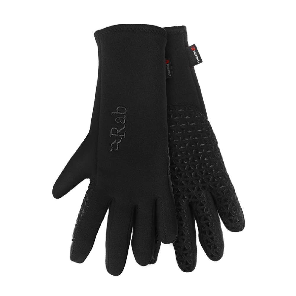 RAB QAH-53 ブラックパワーストレッチコンタクトグリップタッチグローブ