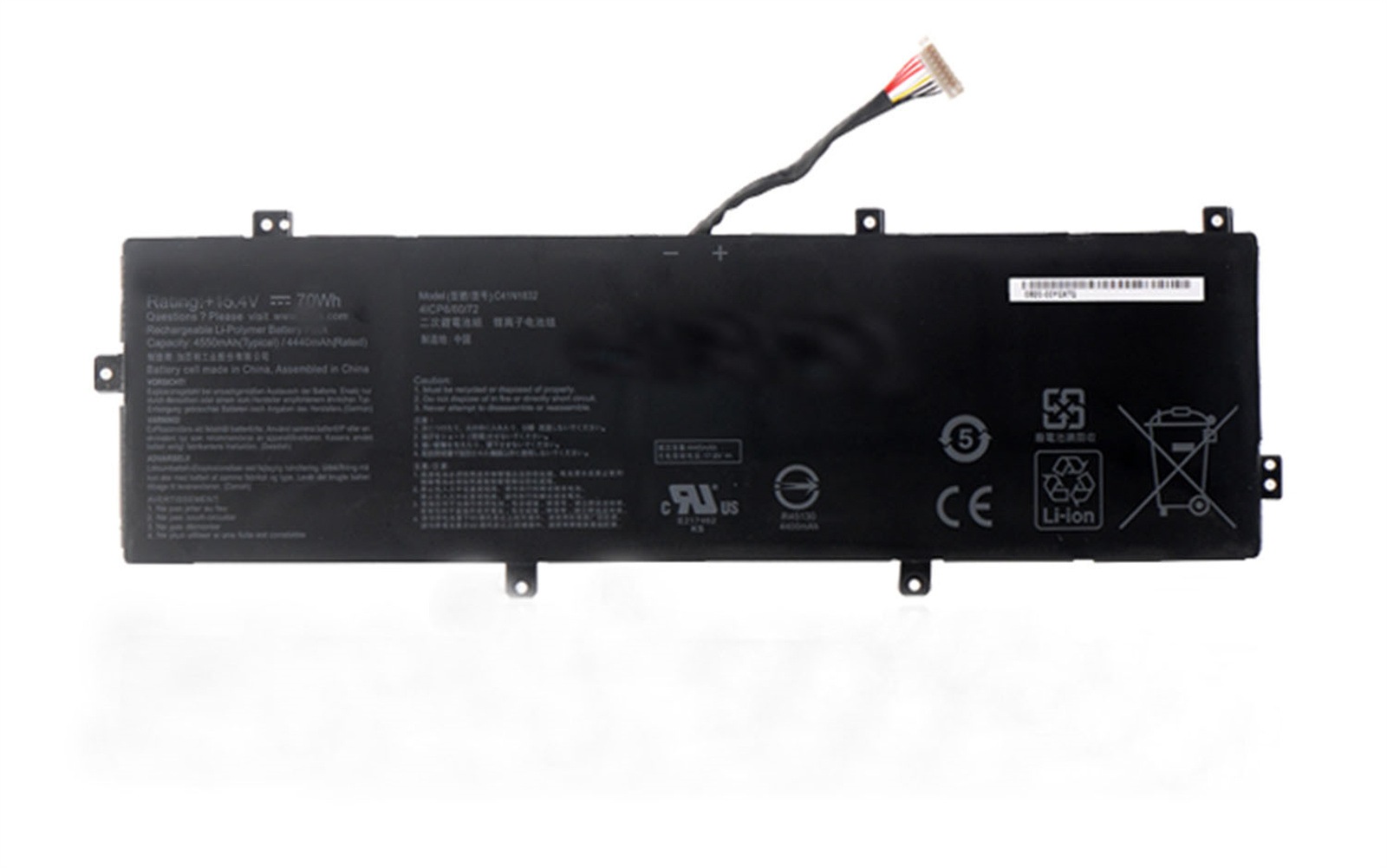 C41N1832 適用 for Asus P3540FA P3540FB PX574 PX574F PX574FA C41N1832 修理互換用 バッテリー 427-Yk29