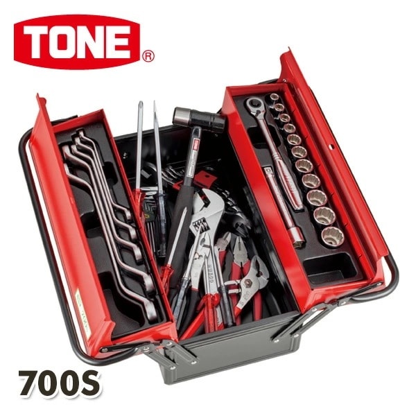 ツールセット 差込角12.7mm 内容46点 700S レッド/ブラック