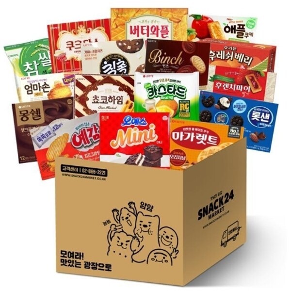 ジェイソンディール 専用 スナック24 オフィス カンカン 湯沸室用 大容量 ボックス お菓子セット 1セット お菓子 16p