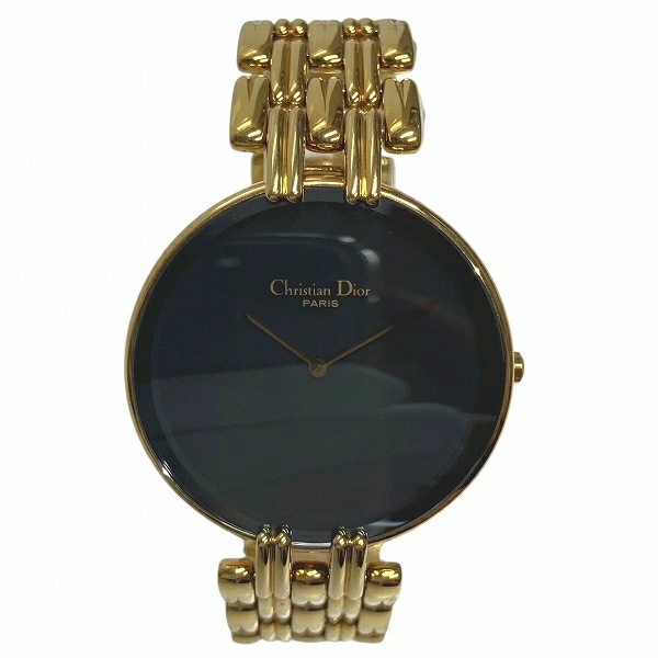 ディオール バギラ 47 154-2 クォーツ GP ゴールド 腕時計 レディース