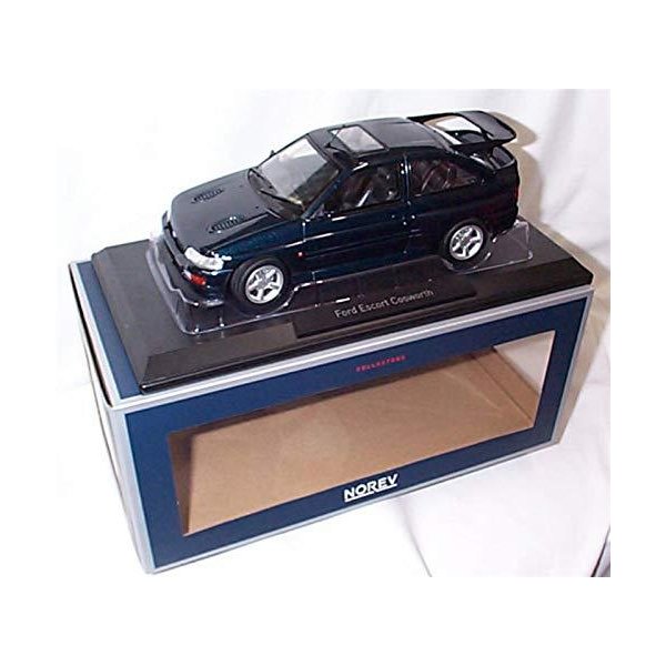 Norev FORD ESCORT RS COSWORTH 1992 Petrol Blue RHD car 1:18 scale diecast model 並行輸入品