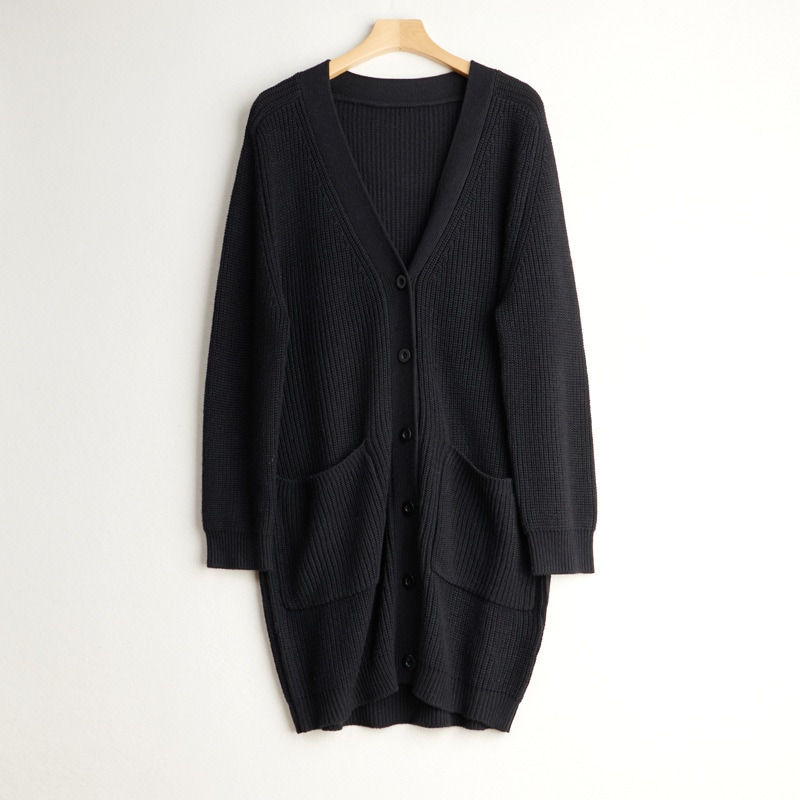 トップス カーディガン 長袖 Vネック 前開き ボタン ポケット ミディアム丈 カシミヤ かわいい 大人可愛い きれいめ シンプル 上品 おしゃれ かっこいい カジュアル こなれ感 個性的 主役級