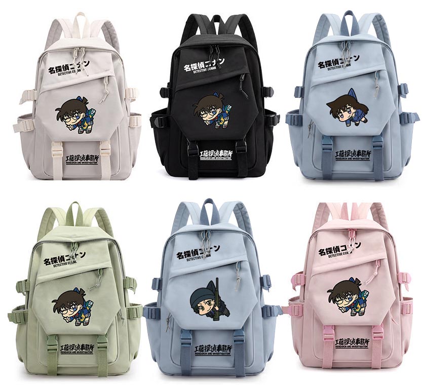 名探偵コナンアニメバックパッ軽量韓国リュック大容量男女兼用バッグ通勤通学旅行可愛い2way5色 チープ