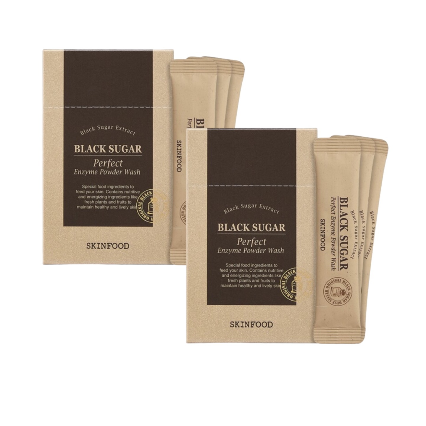 ブラックシュガー パーフェクト エンザイム パウダー ウォッシュ 30個+30個