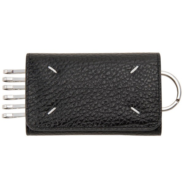 メゾンマルジェラ キーケース ブラック SA3UA0001 P4455 T8013 KEY CASE BLACK BLACK (ブラック) 並行輸入品
