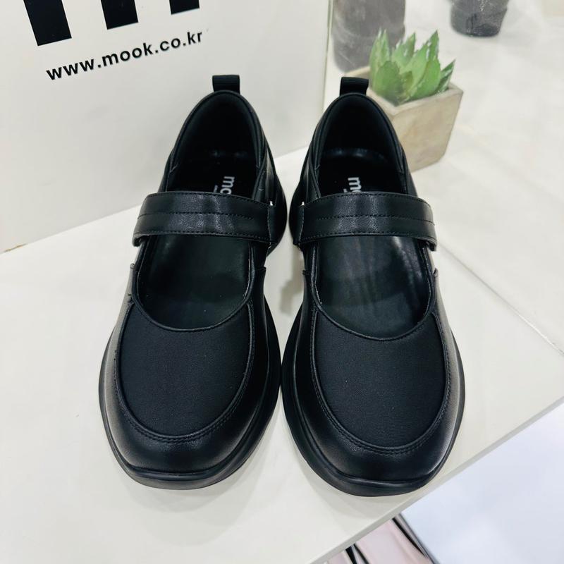 女性メリージェーンコンフォートカジュアルシューズ 4cmヒール