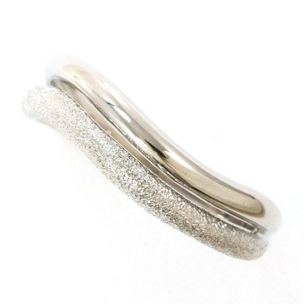 K10 10金 WG ホワイトゴールド リング 指輪 12号 総重量約2.2g ジュエリー 中古