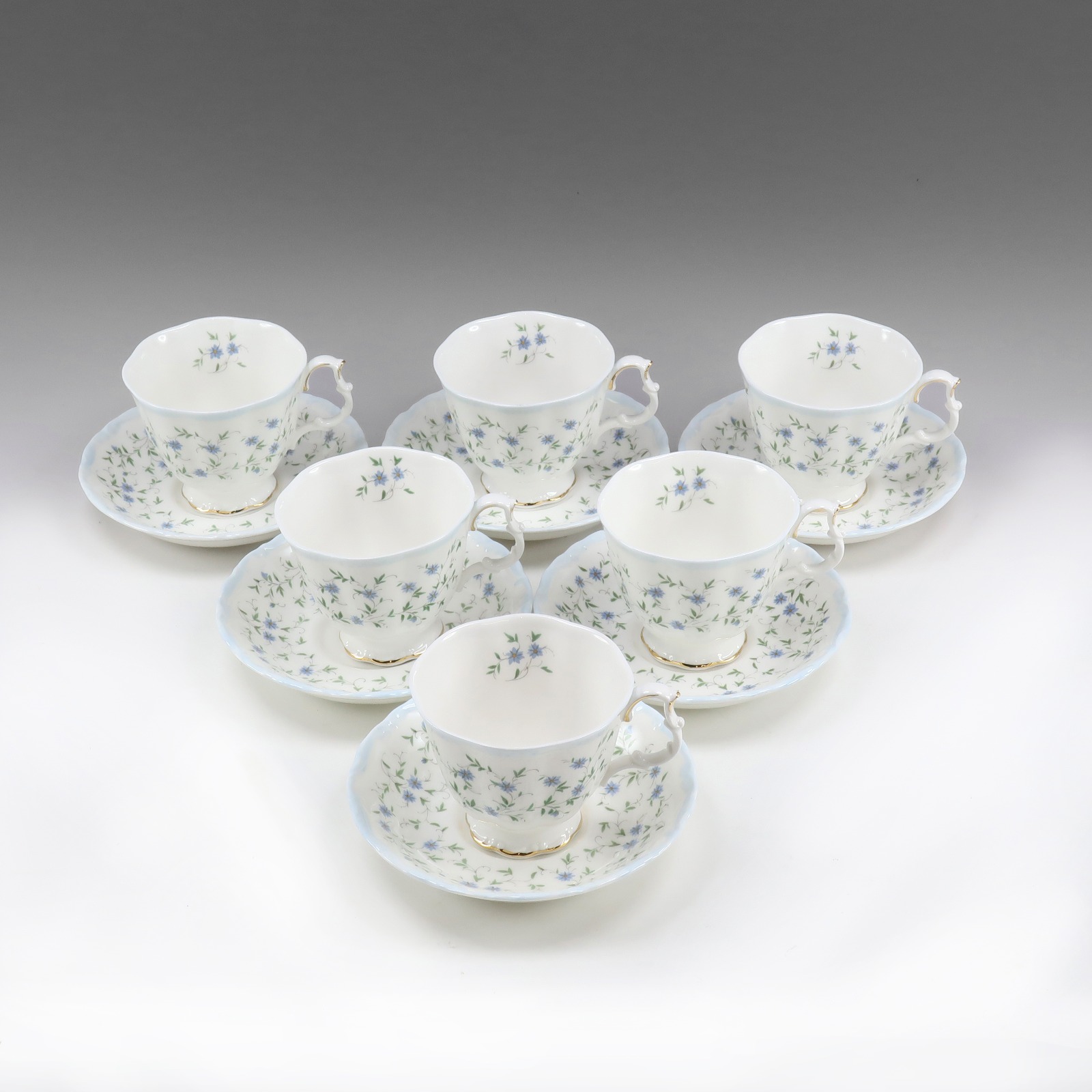 キャロライン カップ＆ソーサー×6 食器 _ 中古品 Aランク