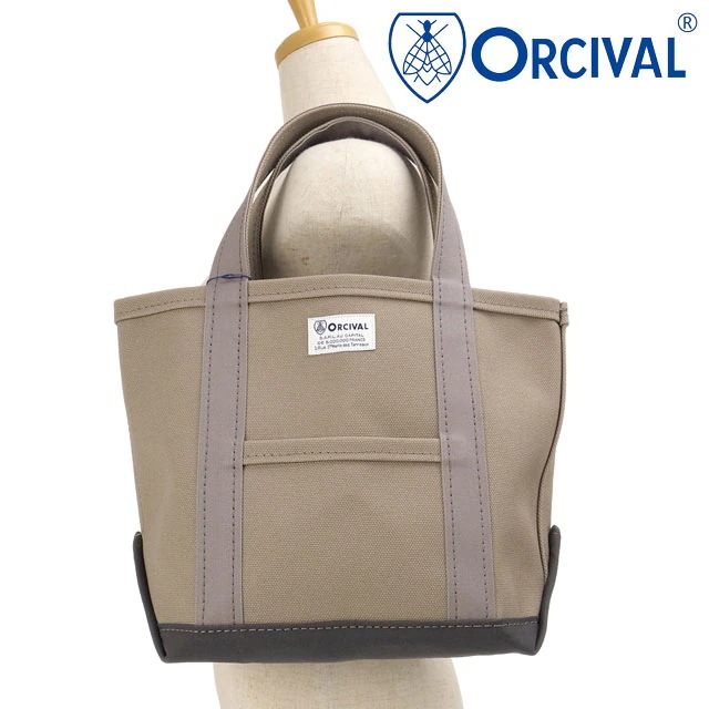 トートバッグ スモール [OR-H0285-KWC] メンズ・レディース ユニセックス 鞄 日本製 小サイズ 帆布 LT.GREY/CHARCOAL 正規取扱店