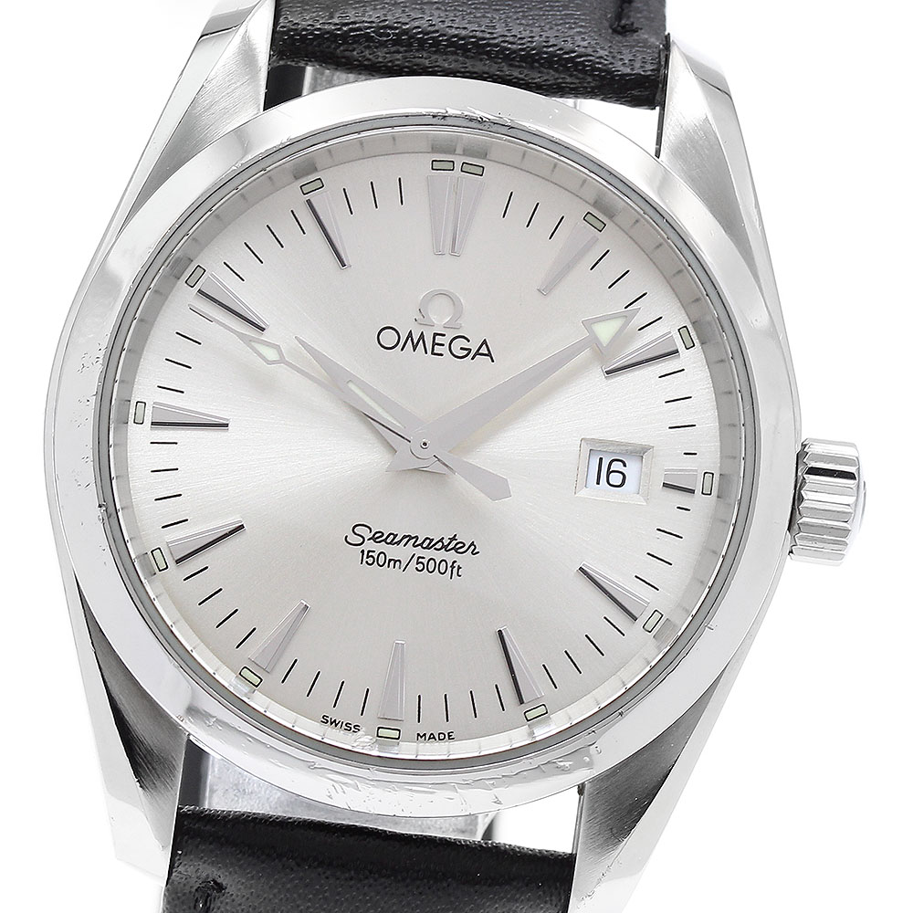 オメガ OMEGA 2518.30 シーマスター アクアテラ デイト クォーツ メンズ _888633【中古】