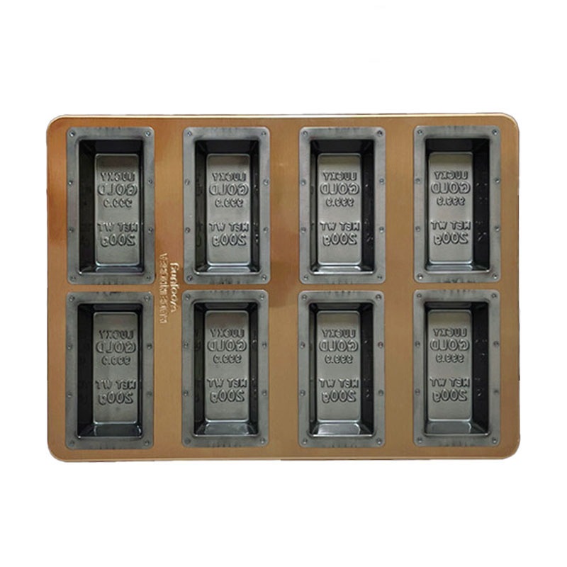 [SILPAP GOLD] シルポップゴールド K320 ゴールドバー いフィナンシェ型 8個取り