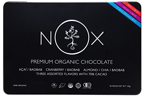NOXプレミアムオーガニックチョコレートMixed Edition(30粒) 有機JAS認定 USDA認定