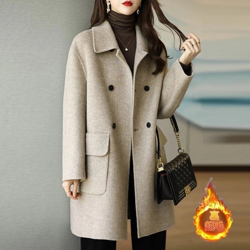 【急速出荷!】中綿コート チェスターコート レディース ショート丈 ミディアム丈 ラシャコート オーバー 韓国風 アウター 通勤 着痩せ オシャレ ゆったり