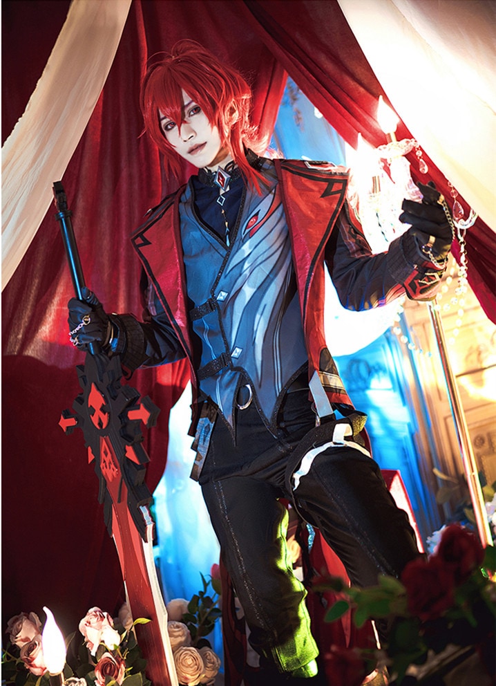 原神 げんしん Genshin Diluc Ragnvindr ディルックラグヴィンド コスプレ衣装 コスチューム
