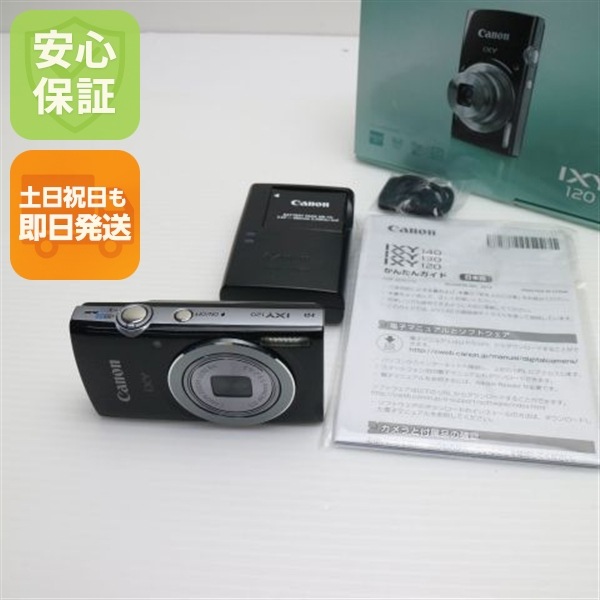 新品同様 IXY 120 ブラック デジカメ Canon 101