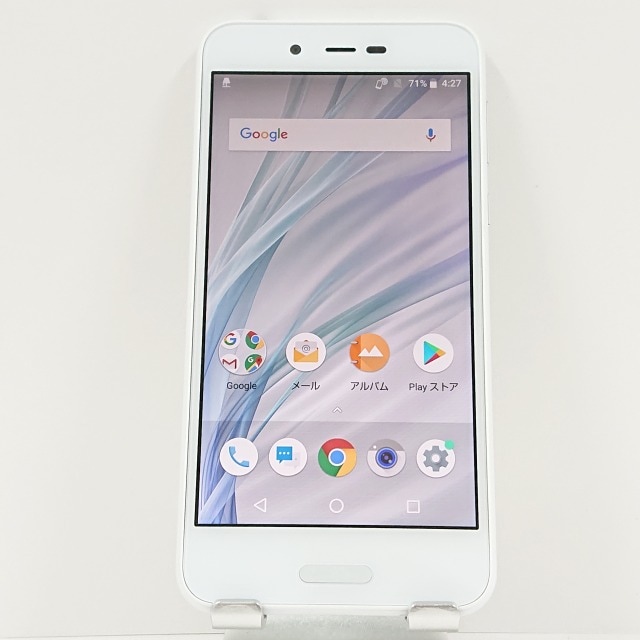 AQUOS sense lite SH-M05 SIMフリー ホワイト 送料無料 本体 c05724 【中古】