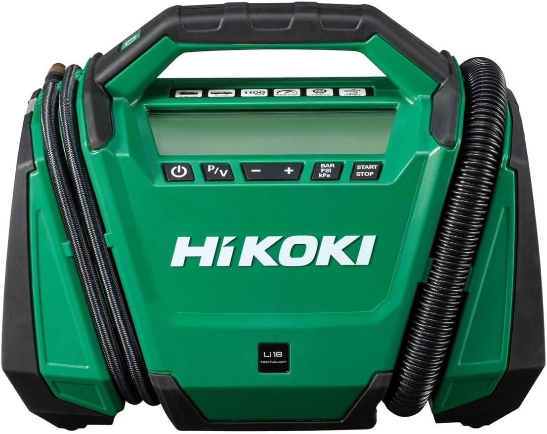 HiKOKI(ハイコーキ) 18V 空気入れ UP18DA 充電式 最高圧力1,100kPa 蓄電池・充電器別売 UP18DA(NN)