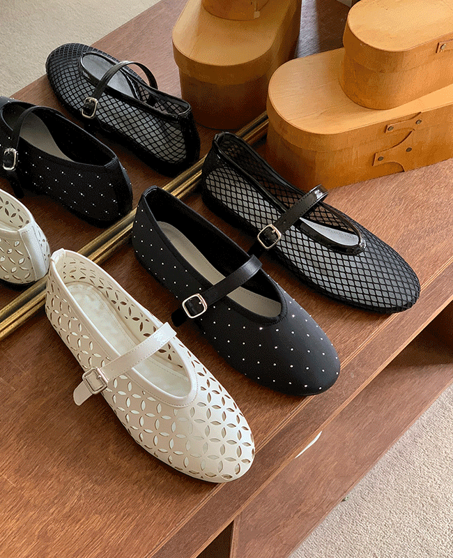 [MILOVANY] セシル3タイプメリージェーンフラット1cm