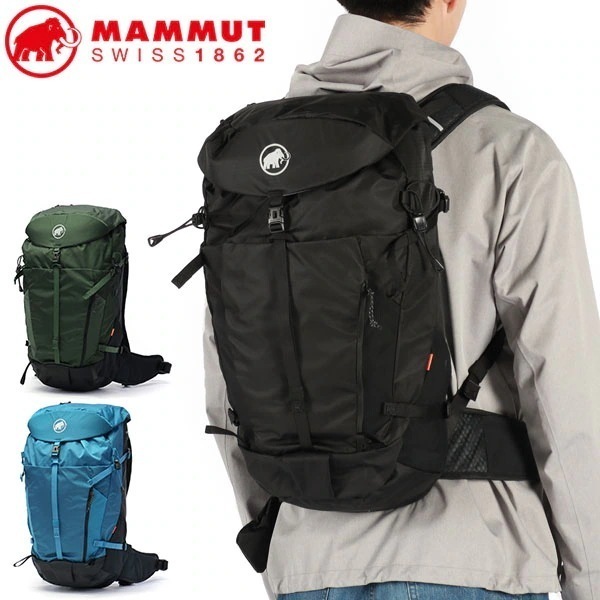 リュック メンズ レディース 大容量 リュックサック バックパック 30L ハイキング 撥水 A4 レインカバー付き アウトドア 旅行 ナイロン Lithium 30 2530-03152