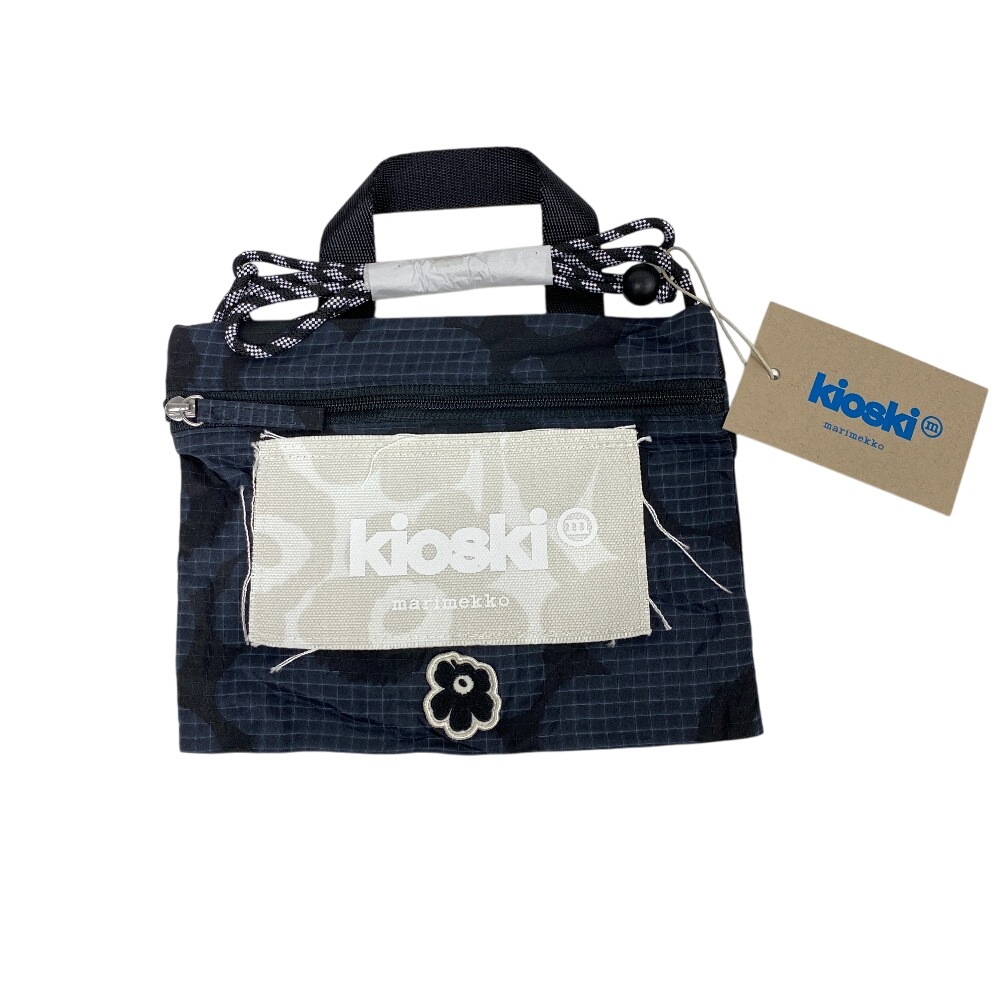 091661 Funny Cross Pocket Unikko ナイロン ショルダーバッグ ネイビー レディース ブランド