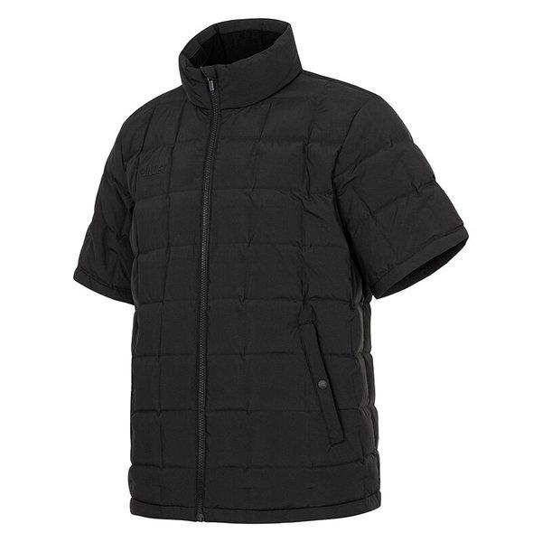 半袖パディング 男性 秋冬 半袖ダウンMLUWV261BK_IC