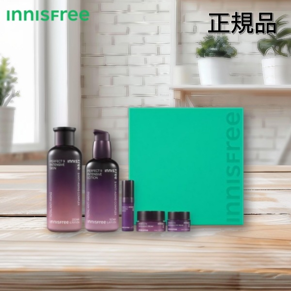 パーフェクト9 インテンシブスキン 200mL+パーフェクト9+インテンシブローション 160mL+パーフェクト9インテンシブセラム 5mL+パーフェクト9インテンシブアイクリーム 5mL+パーフェク