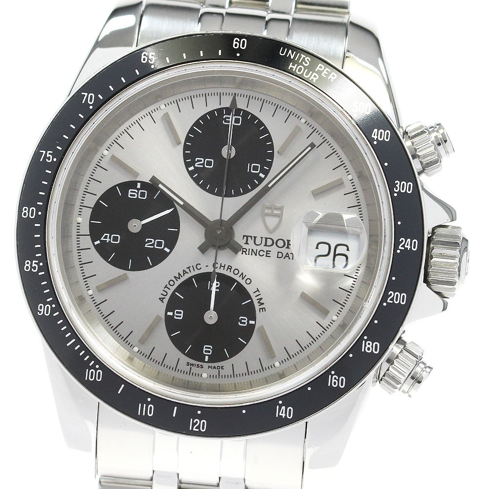 チュードル TUDOR 79260 プリンスデイト クロノタイム 自動巻き メンズ 箱・保証書付き_833903【中古】