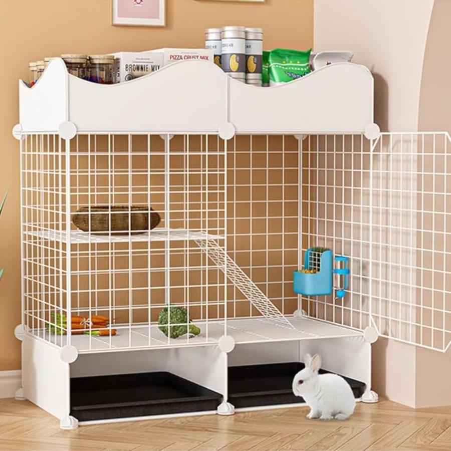 うさぎ ケージウサギフェンス うさぎケージ 小動物 大きい兎 ケージ ペットフェンス ウサギ ケージ うさぎ ケージ ウサギ ケージ うさぎ ゲージ 肥料の自動掃除 5,413円