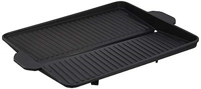 他サイト： イシガキ 焼肉プレート ブラック 幅37×奥行26×高さ4.2cm 角型 おいしさ特選便 ヘルシー 焼肉グリル カセットコンロ用 余分な油 落とせる 溝付き 省スペース設計 焼肉 サムギョプサル 韓国の商品画像