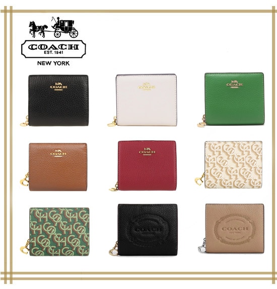 コンパクト ミニ財布 SNAP WALLET C2862　CF522　CM216 二つ折り財布
