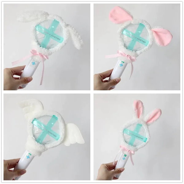 ペンライトカバー　 アイドル グッズ 韓国 ins ペンライト カバー かわいい オタ活 ウサギ パンダ 天使 クマ　小物　韓国雑貨　ライブ　アクセサリー