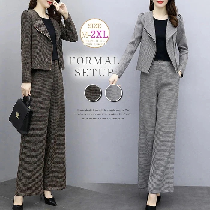 セットアップ レディース パンツスーツ ワイドパンツ ビジネススーツ 2点セット 入学式 スーツ ママ パンツスーツ ビジネス オフィス入学式 卒業式 入園式 卒園式 通勤 事務所 大人 きれいめ