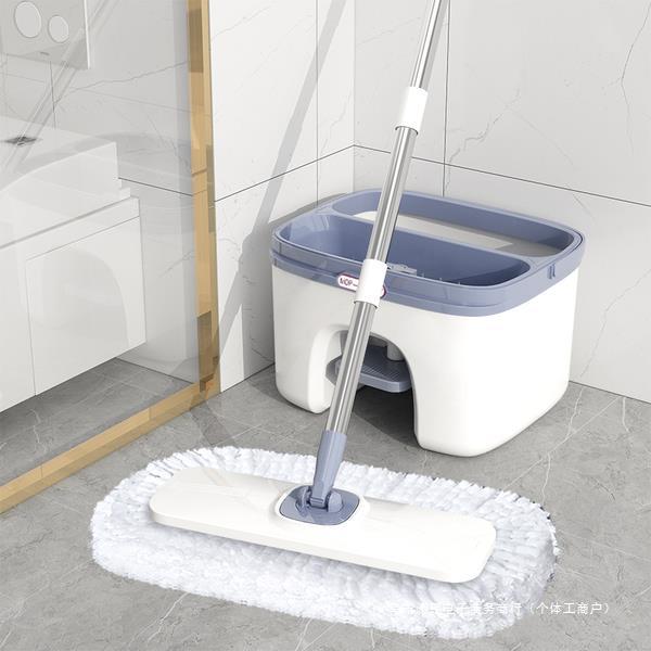 家庭用ワンモップハンズフリーフラットベッド乾湿両用怠惰なアーティファクト吸収性大型桟橋モップネット