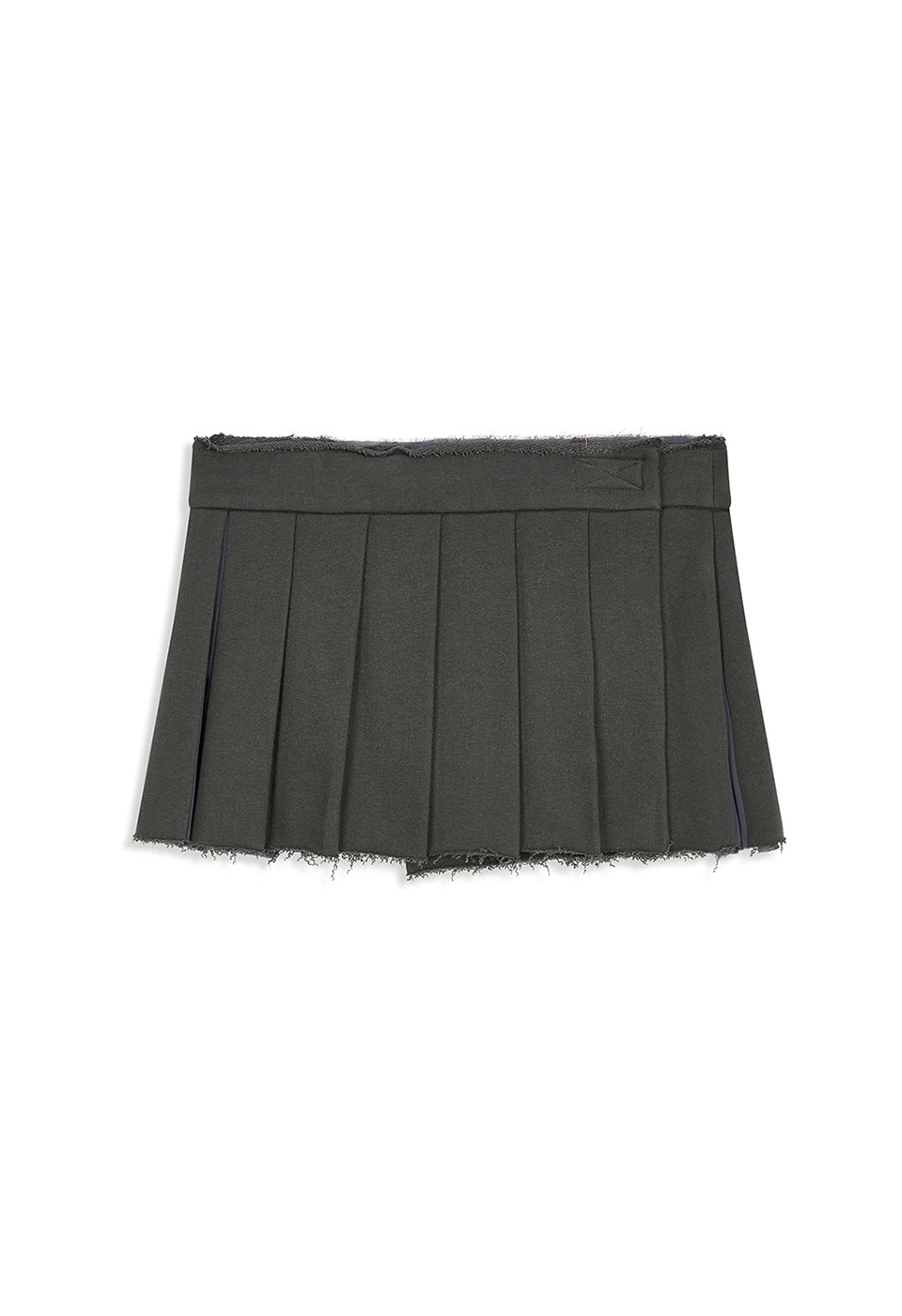 【OPEN Yy】 25FW PLEATS LAYERED JERSEY SKIRT : CHARCOAL