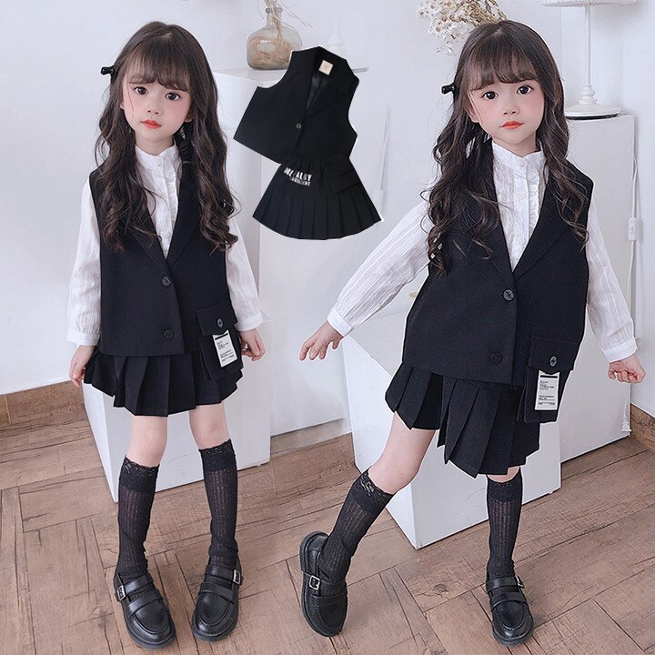 卒業式スーツ女の子セットアップフォーマル小学生韓国おしゃれキッズベビーマタニティキッズファッション