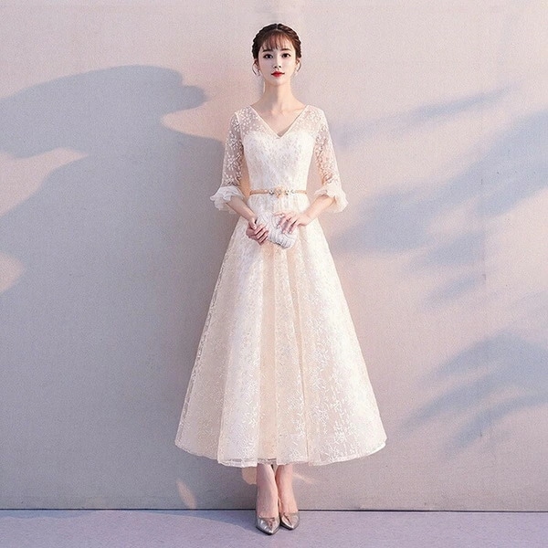 サイズ有XS/S/M/L/2L/3Lブライズメイド ドレス ロング丈 二次会 小さいサイズ 結婚式 体型カバー 半袖 オフショルダー 長袖 謝恩会 二次会 卒業式 花嫁 ピアノ 発表会 ドレス 演奏会