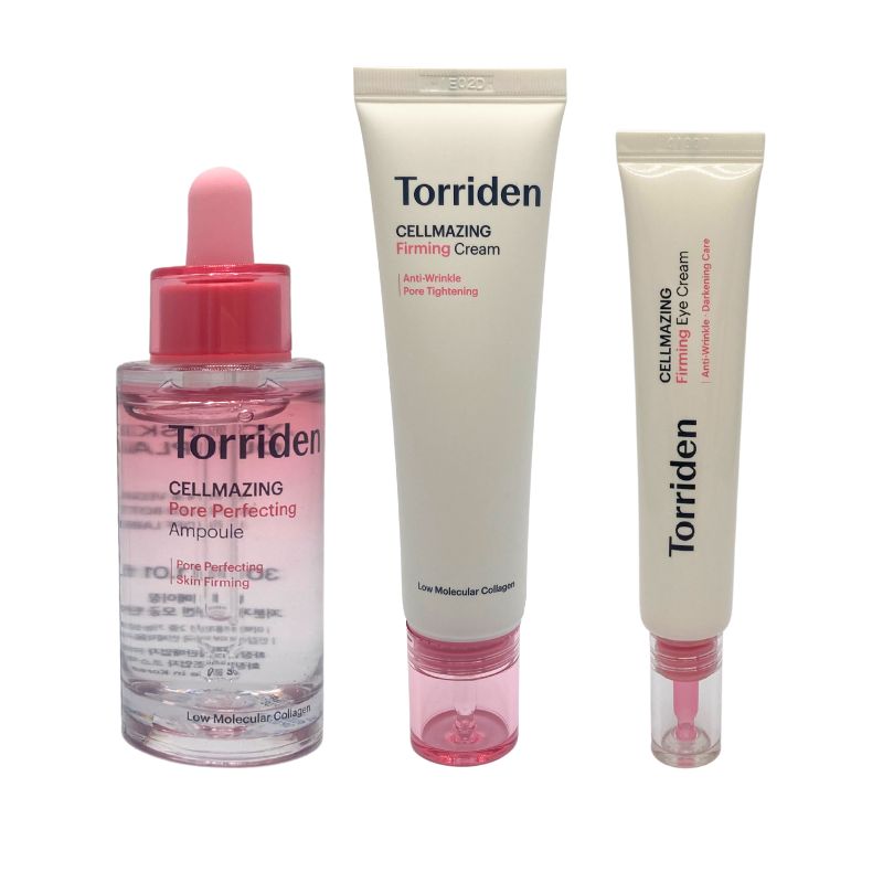 セルメイジング コラーゲン毛穴・ハリケア 3点セット（アンプル30ml＋クリーム60ml＋アイクリーム30ml）
