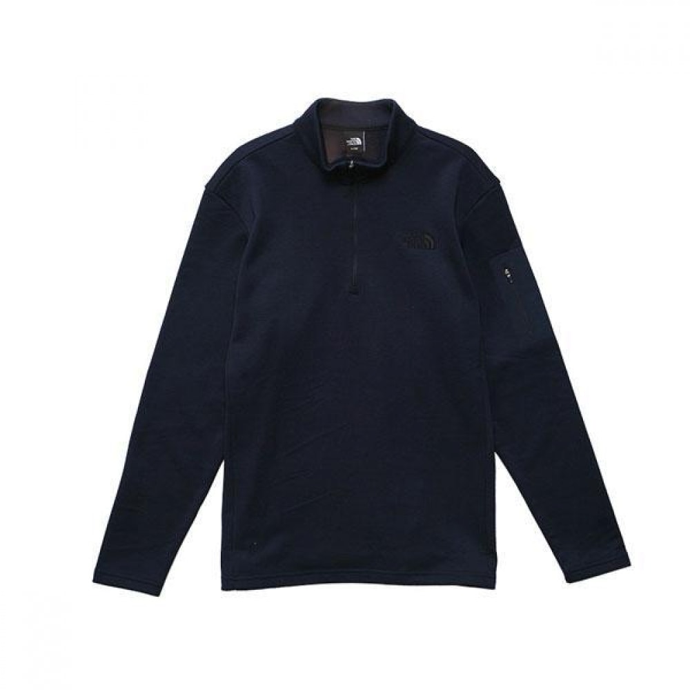 ノースフェイスバソディーノロングスリーブジップTシャツ NAV NT7LQ53C